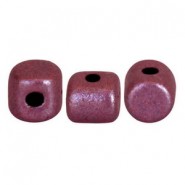 Les perles par Puca® Minos kralen Metallic mat dark violet 23980/94108